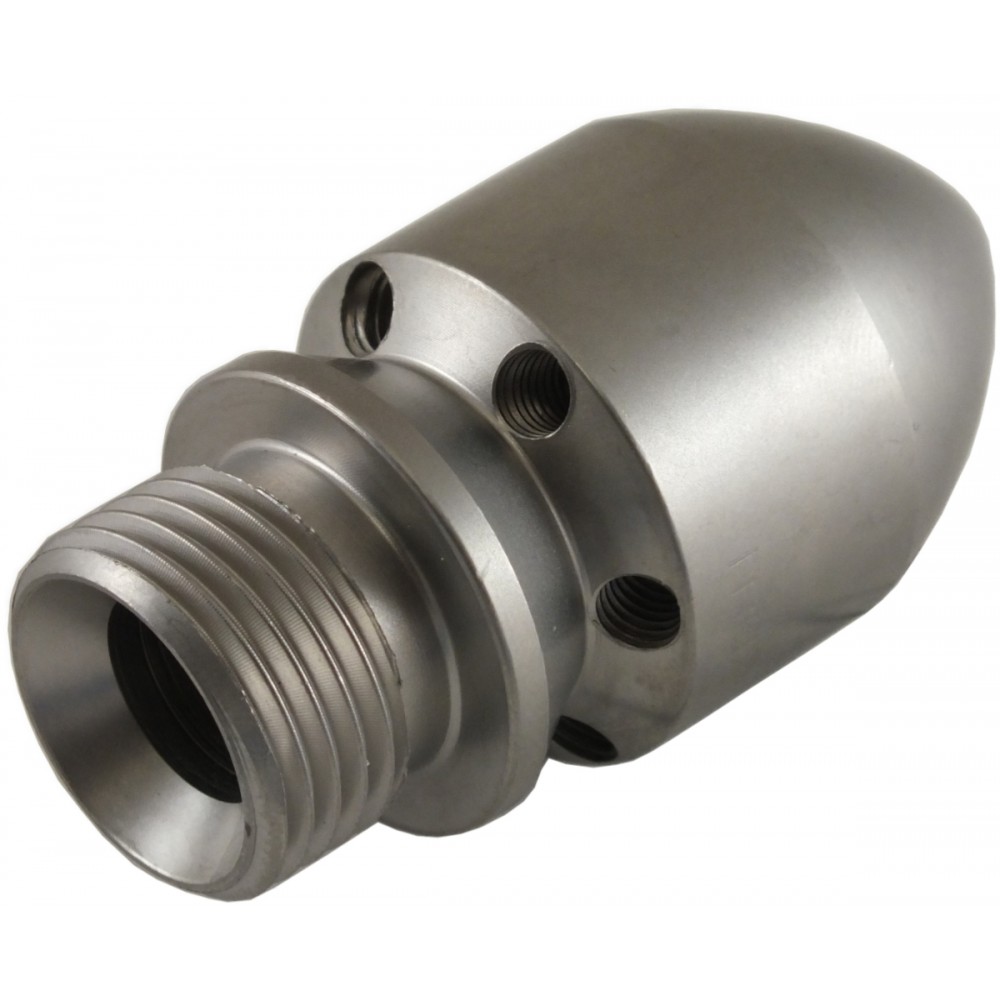 1/2" MALE CYLINDER STYLE 11 SEWER NOZZLE WITHOUT FORWARD JET