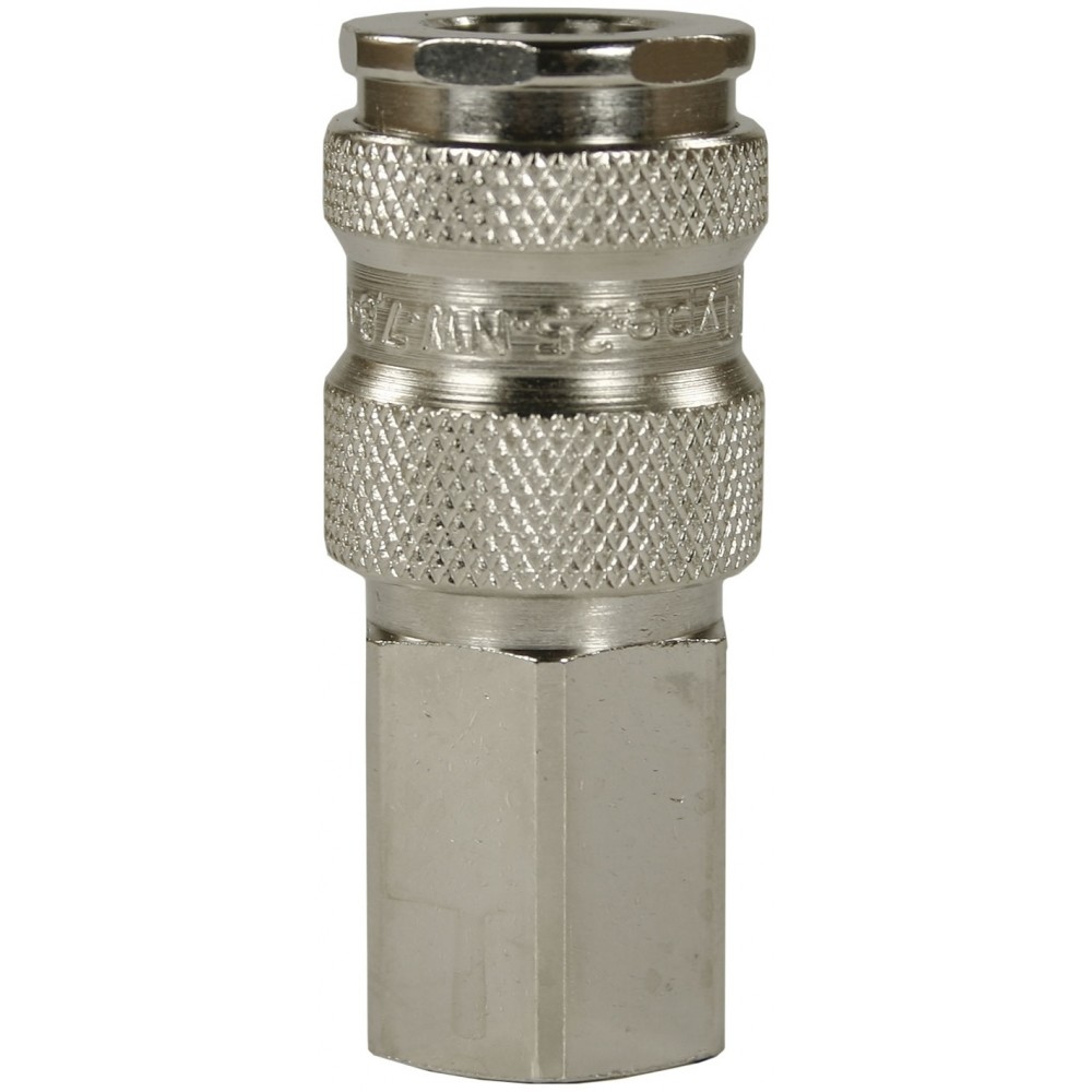 25KB QUICK COUPLING 1/4" F WITH VALVE