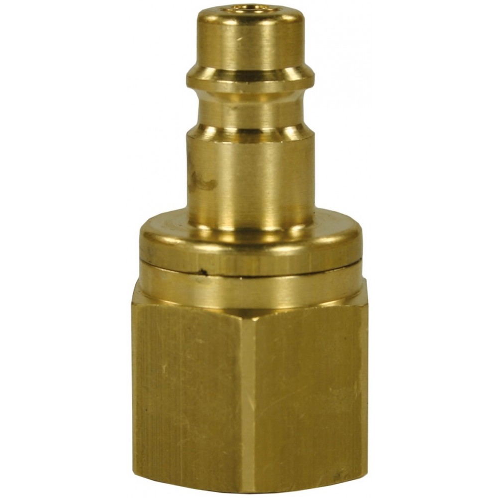 25KB QUICK COUPLING PLUG 3/8" F WITH VALVE