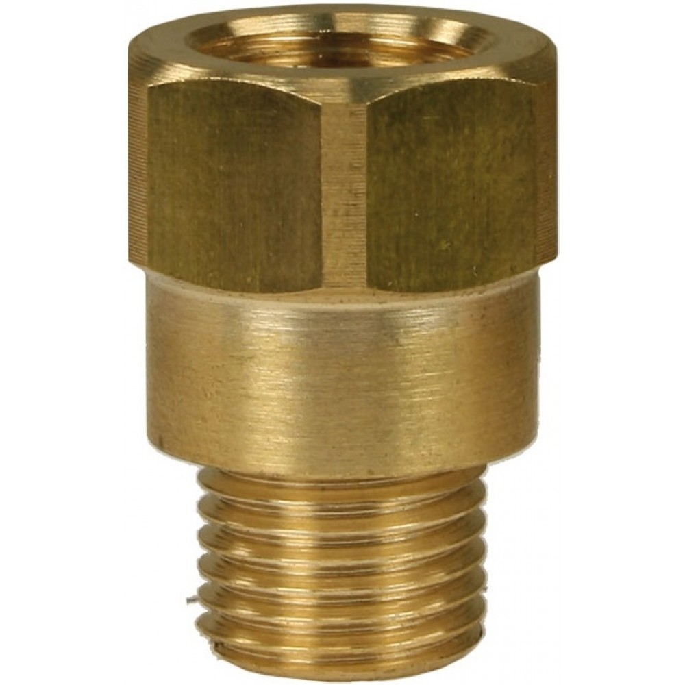 FEMALE TO MALE BRASS EXTENSION NIPPLE ADAPTOR-3/8"F to 3/8"M (29mm high)