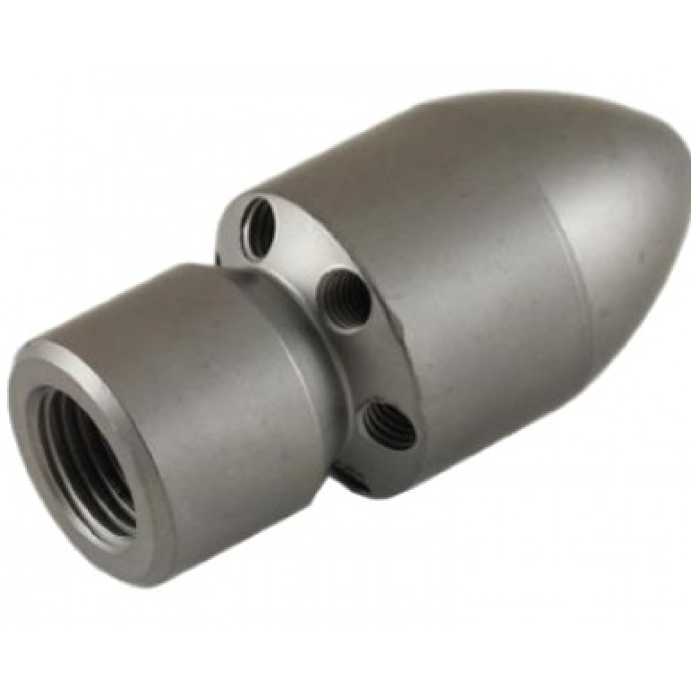 1/2" FEMALE CYLINDER STYLE SEWER NOZZLE WITH FORWARD JET (06)