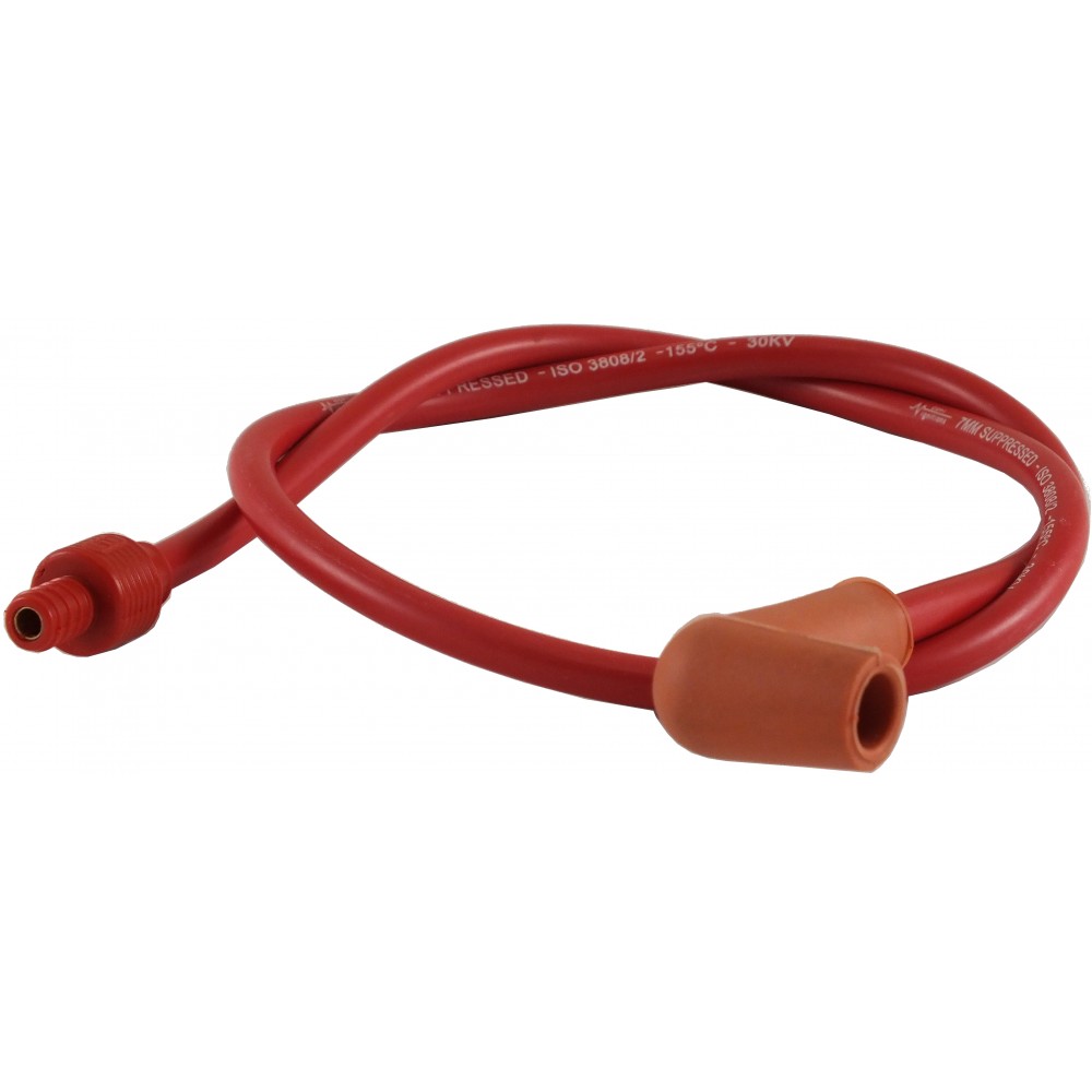 IGNITION CABLE RED WITH 4mm PUSH CONNECTOR