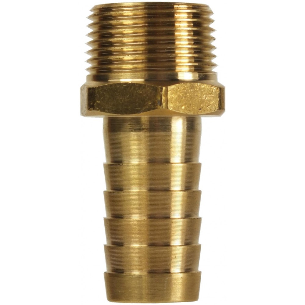 HOSE TAIL BRASS 1/8" TAPERED MALE-4mm