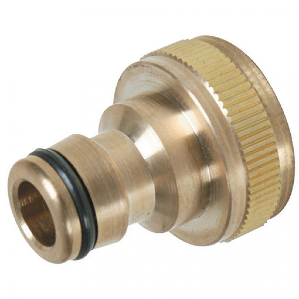 Quick Release Brass Hose Plug with ¾" Female Screw Socket