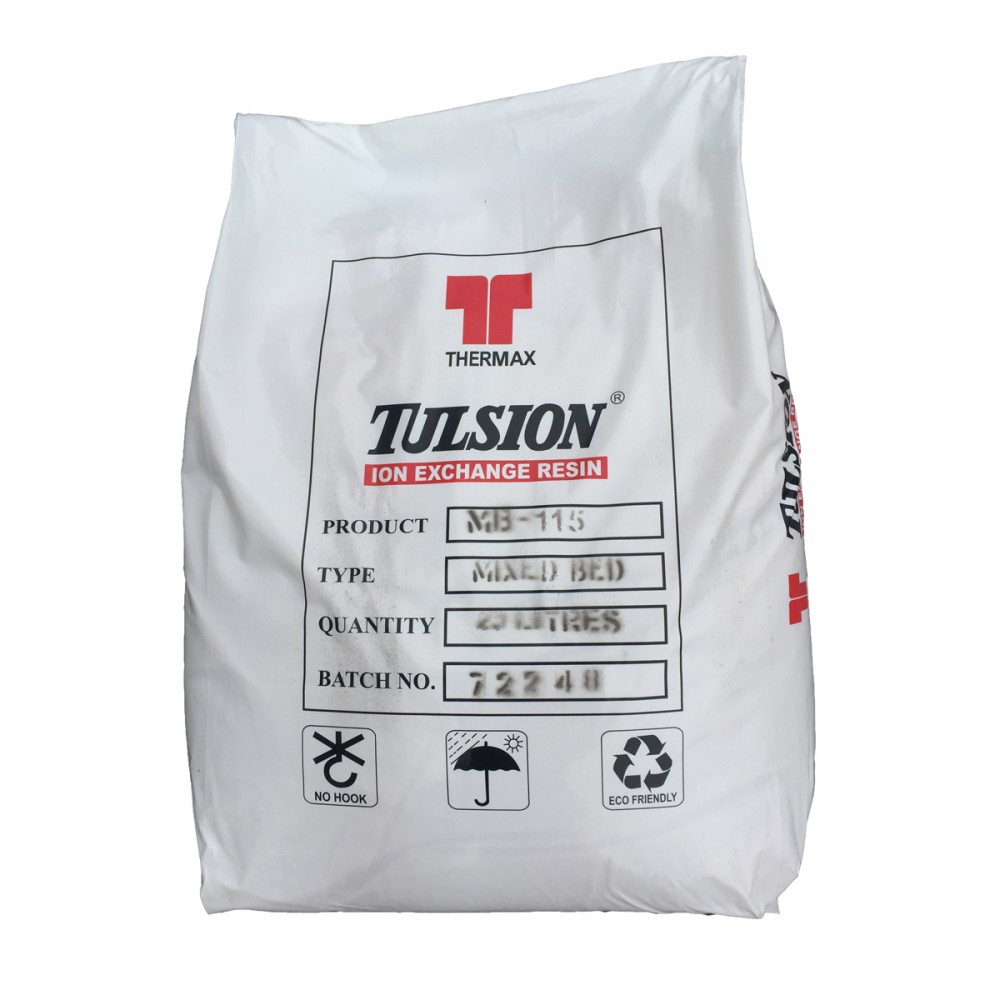 1 x 25 Litres Tulsion MB115 Virgin Polymer Mixed Bed Resin Beads