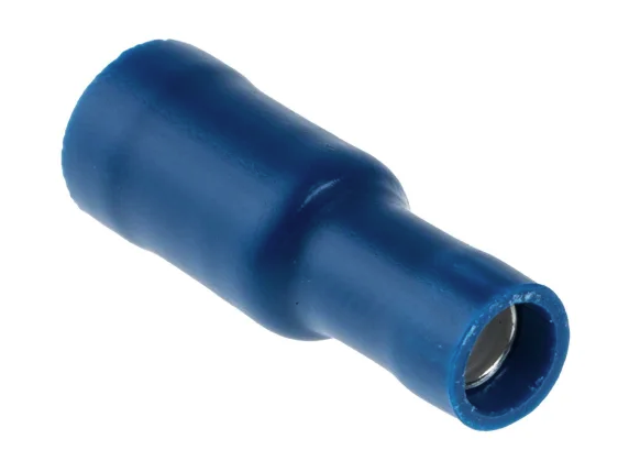 [GP-FBC-302] 4.0mm BLUE Insulated Female Bullet Crimp Connector for 1.5mm²–2.5mm² Cable 
