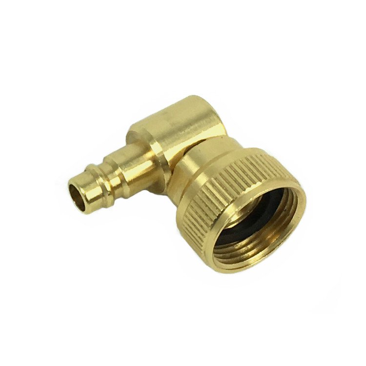 [ds-reel-fit-brs-sw2-pr26-34] Brass Swivel Elbow - 3/4" PRO 26 fitting (input side of hose reel)