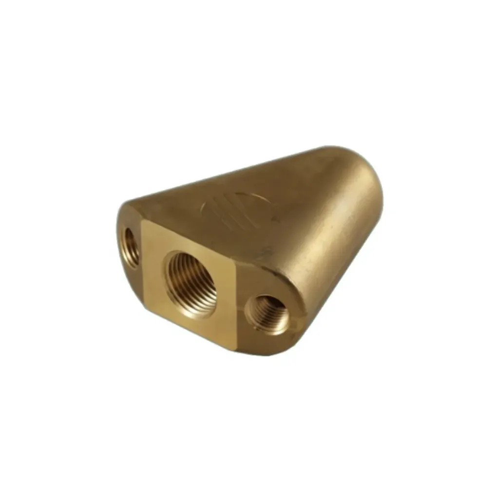 Brass Flounder Sewer Nozzle 1/2" F Inlet