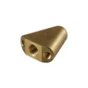 BRASS FLOUNDER SEWER NOZZLE 1/2"F INLET