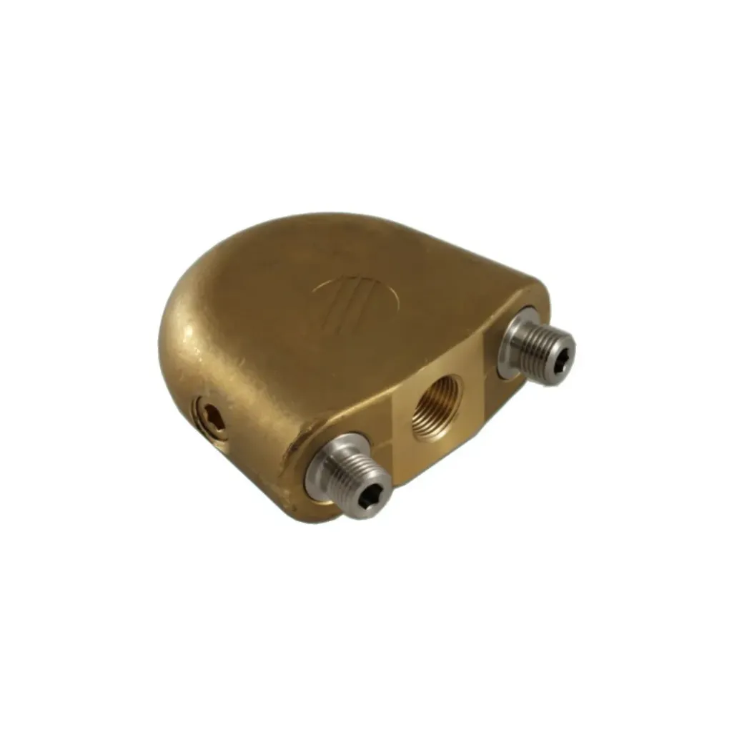 BRASS FLOUNDER SEWER NOZZLE 3/8"F INLET