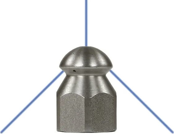 SEWER NOZZLE 1/4"F 055 1X0.80 3X0.80