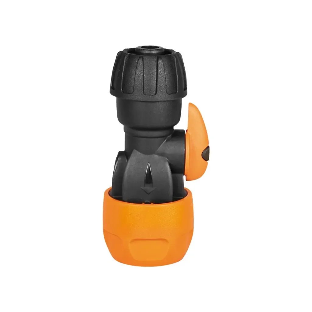 Plastic Hose Coupling 1/2" + On/Off Valve