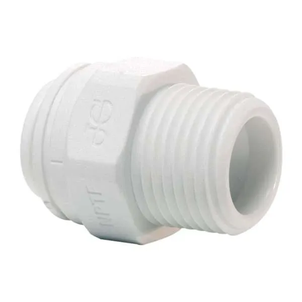 John Guest Straight Adaptor 1/2" x 3/8" NPTF