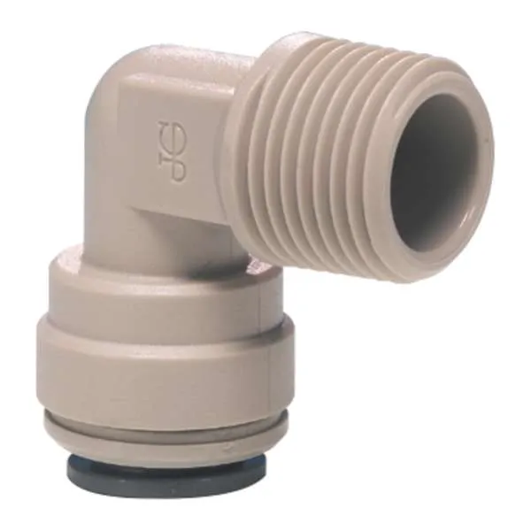 John Guest Rigid Elbow 1/4" x 3/8" NPTF