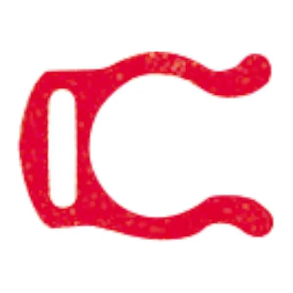 "1/2""  LOCKING CLIP - RED"