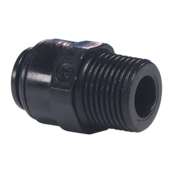 John Guest Straight Adaptor 6mm x 1/4 NPTF **