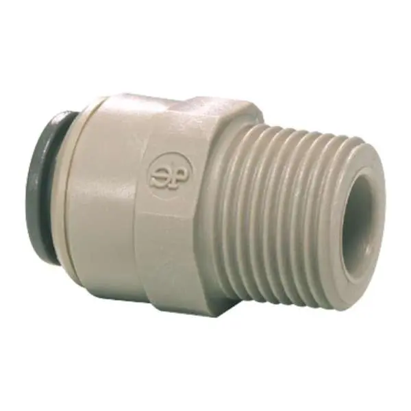 John Guest Straight Adaptor 3/8" x 3/8" NPTF