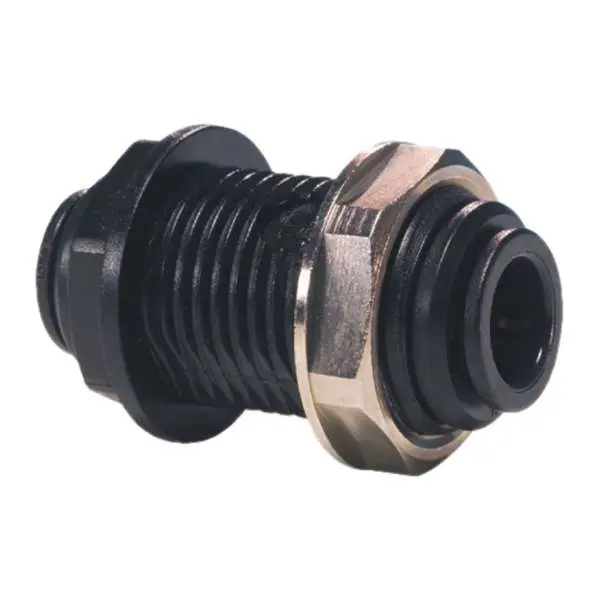 John Guest Reducing Bulkhead Connector 1/4" x 6mm