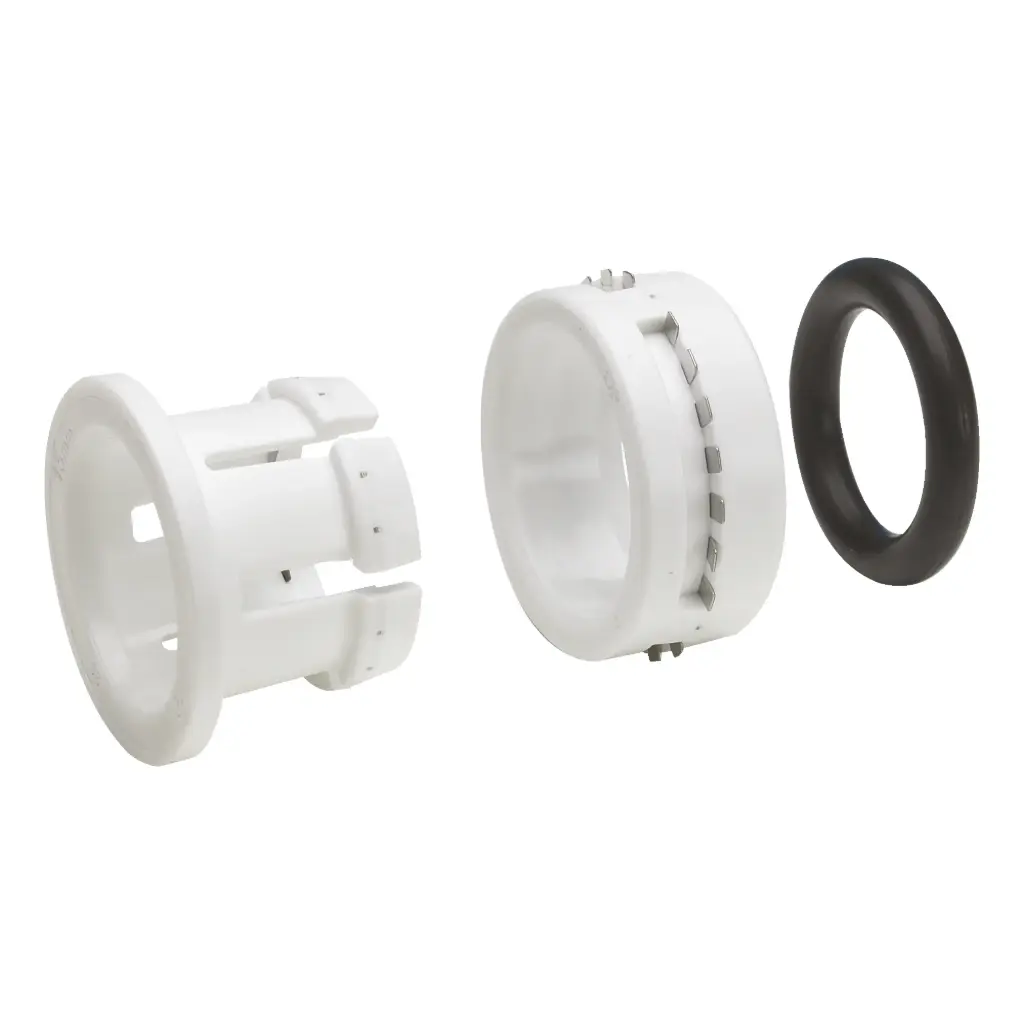 John Guest White Acetal Half Cartridge, EDPM O'Ring **