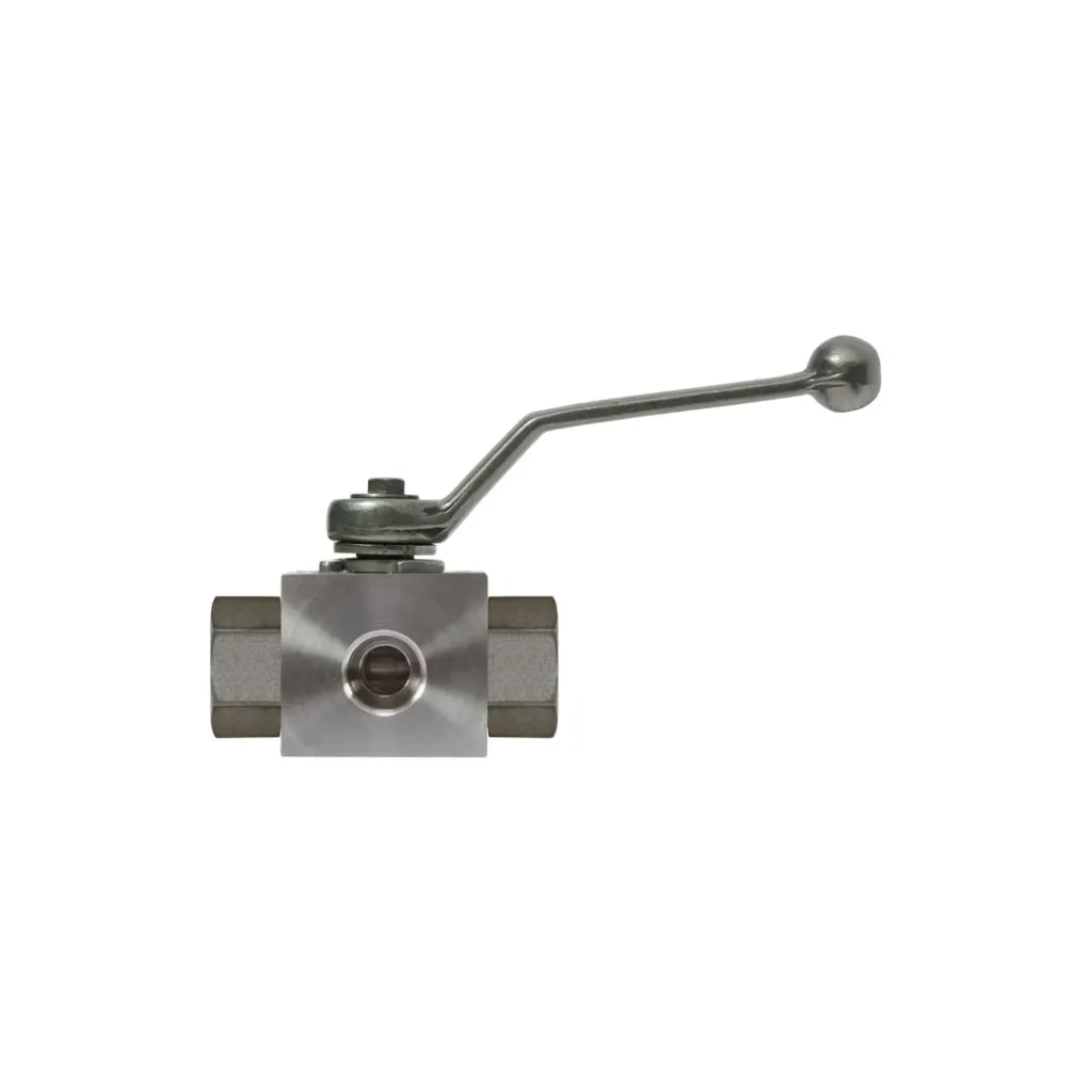 [DP-GJ-706269] BALL VALVE + LEVER HANDLE 3/4"F x 3/4"F x 3/4"F ZINC PLATED STEEL ( 3 WAY L - FORM ) (3/8")