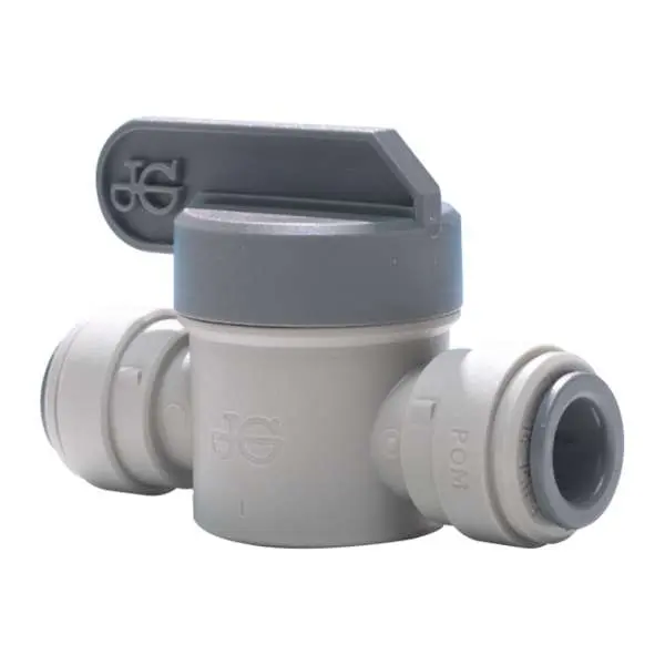 John Guest Grey Acetal Shut-Off Valve 1/2" (Long Handle) **