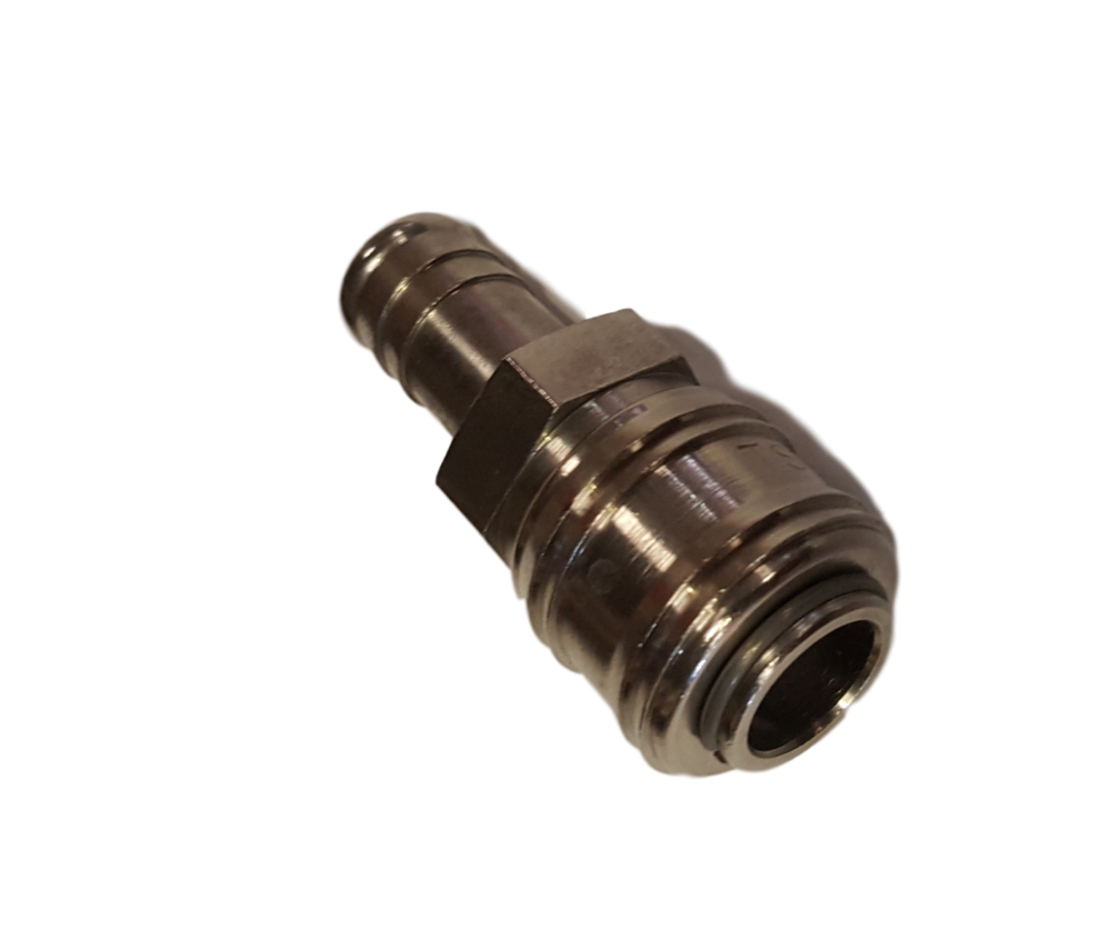 [GH-PR26-12HB-DV] GrippaHose Pro26 NP Valved End Coupling to 1/2" / 13mm Hose Barb